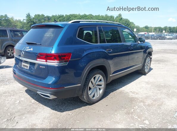 1V2BR2CA1MC597094 2021 VOLKSWAGEN ATLAS Blue უკანა მარჯვენა