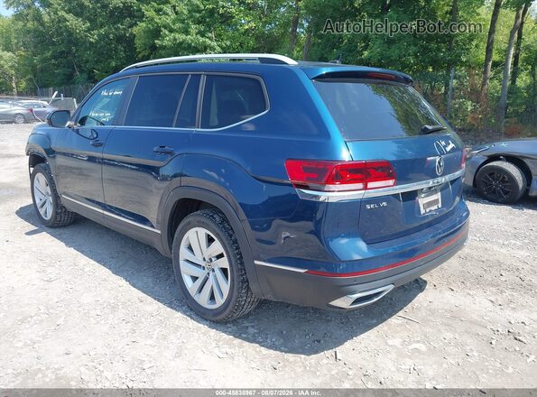 1V2BR2CA1MC597094 2021 VOLKSWAGEN ATLAS Blue უკანა მარცხენა