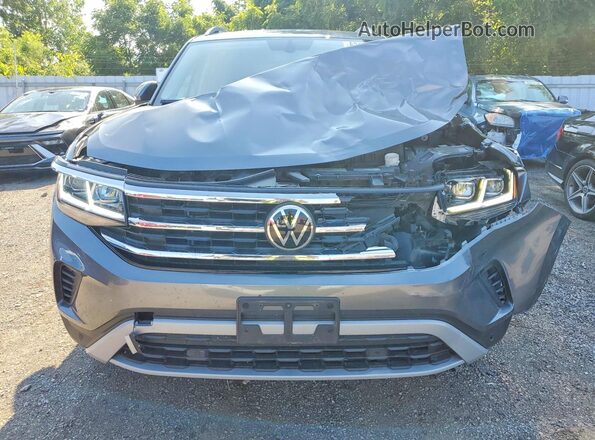 1V2BR2CA4MC576076 2021 VOLKSWAGEN ATLAS Gray Front view