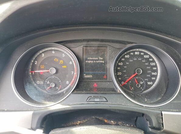 1V2BR2CA5JC502337 2018 VOLKSWAGEN ATLAS Black Вид щитка приладів
