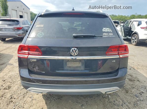 1V2BR2CA5JC502337 2018 VOLKSWAGEN ATLAS Black Вид ззаду
