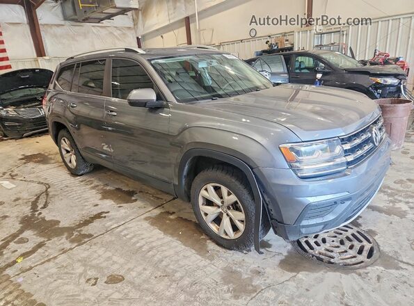 1V2BR2CA6JC512634 2018 VOLKSWAGEN ATLAS Gray Передня права чверть