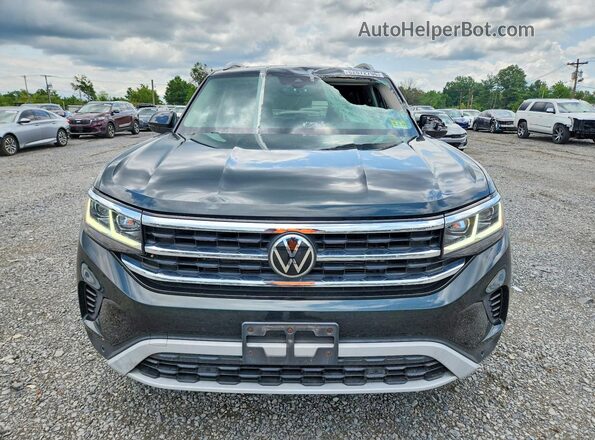 1V2BR2CA6MC559103 2021 VOLKSWAGEN ATLAS Green წინა ხედი
