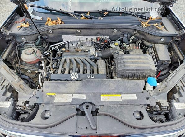 1V2BR2CA6MC559103 2021 VOLKSWAGEN ATLAS Green ძრავის განყოფილების ხედი