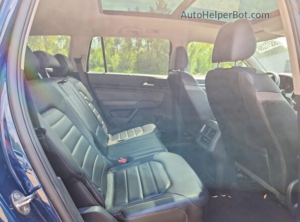 1V2BR2CA8MC577103 2021 VOLKSWAGEN ATLAS Синий Вид задней части салона