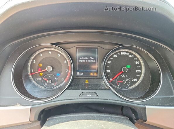 1V2BR2CA8MC577103 2021 VOLKSWAGEN ATLAS Синий Вид щитка приборов