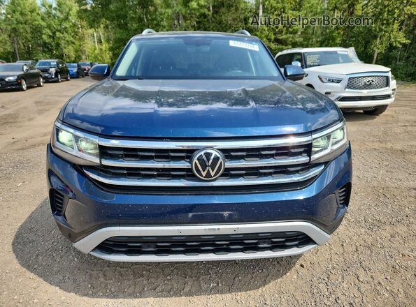 1V2BR2CA8MC577103 2021 VOLKSWAGEN ATLAS Синий Вид спереди