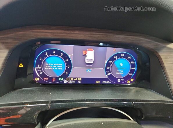 1V2BR2CA8SC574229 2025 VOLKSWAGEN ATLAS Черный Вид щитка приборов