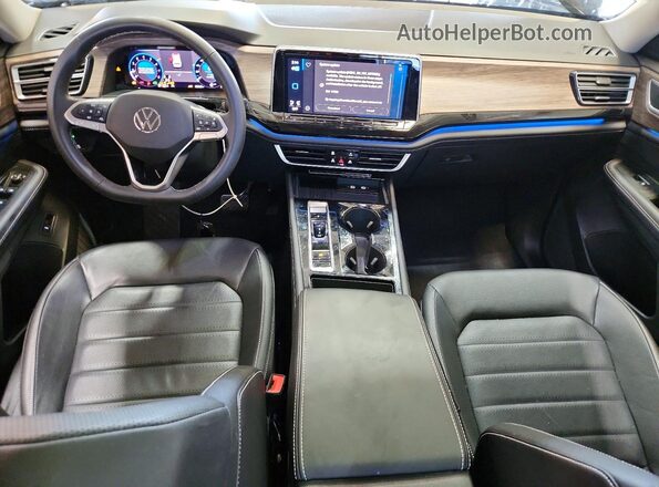 1V2BR2CA8SC574229 2025 VOLKSWAGEN ATLAS Черный Вид панели приборов