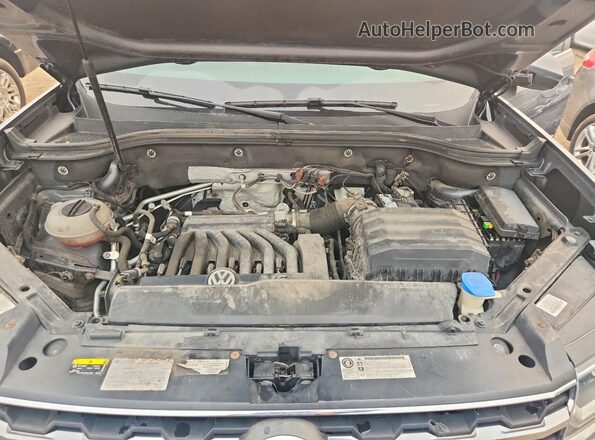 1V2BR2CA9JC505578 2018 VOLKSWAGEN ATLAS Silver ძრავის განყოფილების ხედი