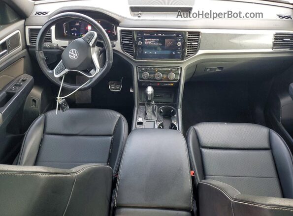 1V2CE2CA1MC234049 2021 VOLKSWAGEN ATLAS White წინა პანელის ხედი
