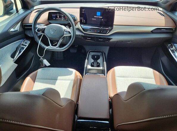 1V2CMPE89PC019064 2023 VOLKSWAGEN ID.4 Blue Dashboard view