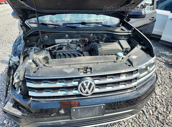 1V2CR2CA2JC509069 2018 VOLKSWAGEN ATLAS Черный Вид задней части салона