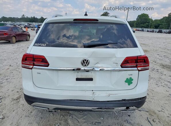 1V2CR2CA2JC518919 2018 VOLKSWAGEN ATLAS White Vista trasera