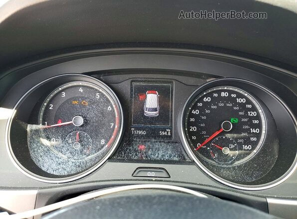 1V2CR2CA2JC518919 2018 VOLKSWAGEN ATLAS White Vista del cuadro de instrumentos