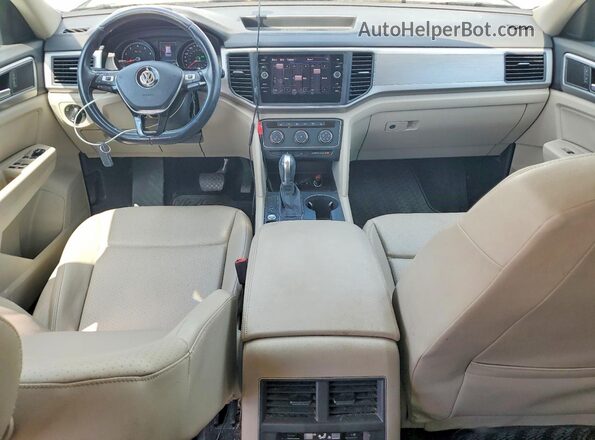 1V2CR2CA2JC518919 2018 VOLKSWAGEN ATLAS White Vista del salpicadero