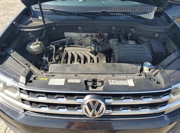 1V2CR2CA4JC523216 2018 VOLKSWAGEN ATLAS Черный Вид подкапотного пространства