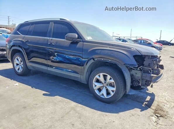 1V2CR2CA9JC565297 2018 VOLKSWAGEN ATLAS Black წინა მარჯვენა