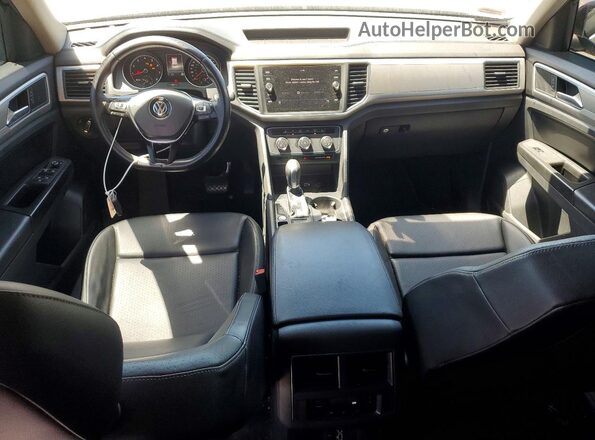 1V2CR2CA9JC565297 2018 VOLKSWAGEN ATLAS Black წინა პანელის ხედი
