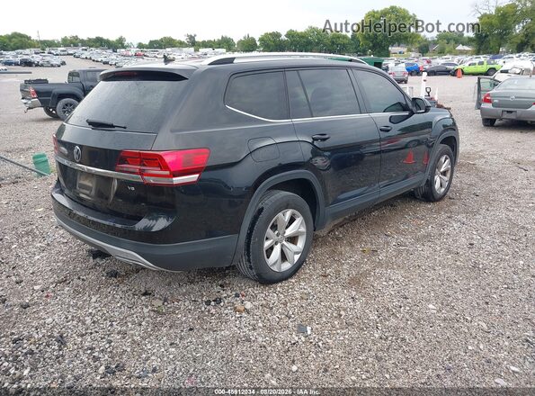 1V2CR2CAXJC508932 2018 VOLKSWAGEN ATLAS Черный Задняя правая четверть
