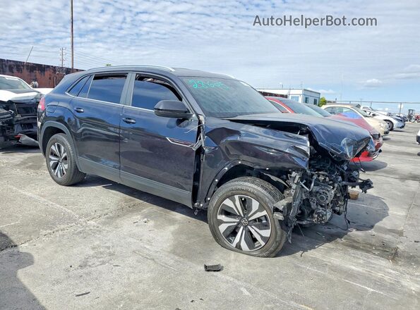 1V2DE2CA1RC240820 2024 VOLKSWAGEN ATLAS Black Передня права чверть