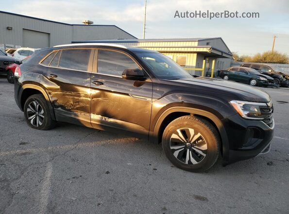 1V2DE2CA2RC207941 2024 VOLKSWAGEN ATLAS Черный Передняя правая четверть