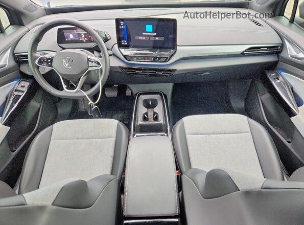 1V2DNPE89PC008843 2023 VOLKSWAGEN ID.4 Gray წინა პანელის ხედი