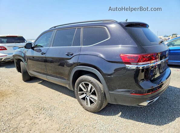 1V2DP2CA1MC526489 2021 VOLKSWAGEN ATLAS Black Հետևի ձախ