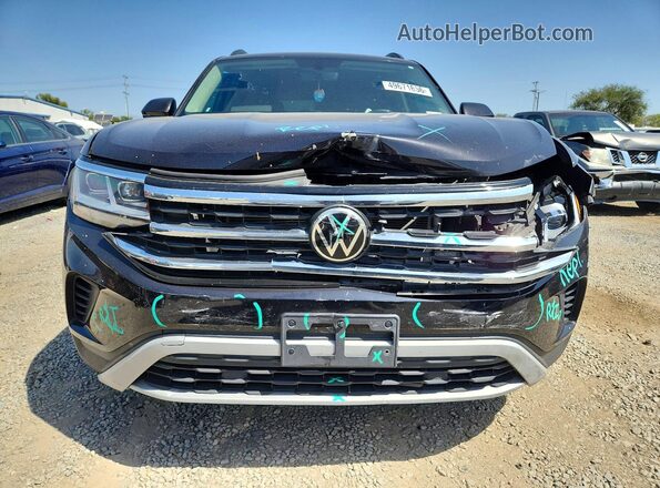 1V2DP2CA1MC526489 2021 VOLKSWAGEN ATLAS Black Դիմացի տեսք