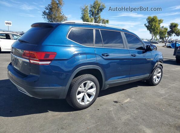 1V2DP2CA7JC592329 2018 VOLKSWAGEN ATLAS Blue Trasero derecho