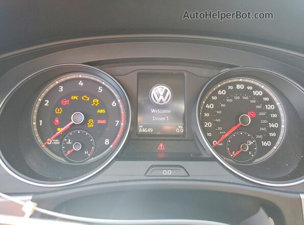 1V2DP2CA7JC592329 2018 VOLKSWAGEN ATLAS Blue Vista del cuadro de instrumentos