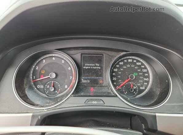 1V2DR2CA0JC533150 2018 VOLKSWAGEN ATLAS Gray Вид щитка приладів