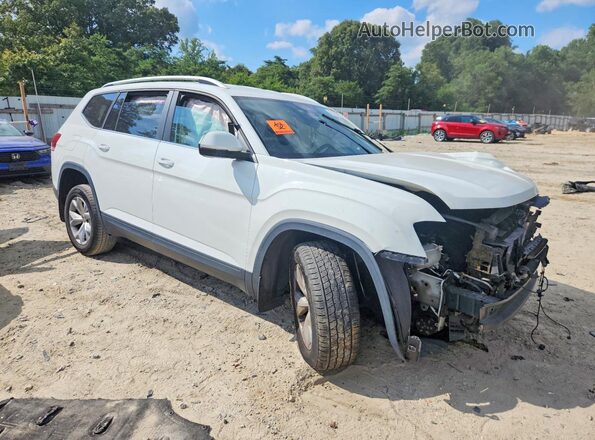 1V2DR2CA2JC533537 2018 VOLKSWAGEN ATLAS White Przód prawy
