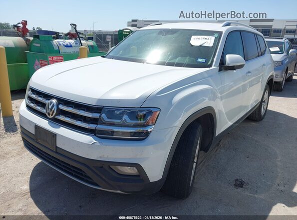 1V2DR2CA5KC525949 2019 VOLKSWAGEN ATLAS White Vista tres cuartos delantera izquierda