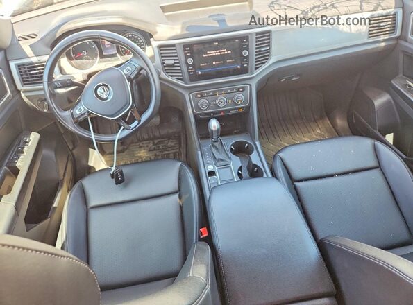1V2DR2CA5KC583088 2019 VOLKSWAGEN ATLAS White Widok deski rozdzielczej