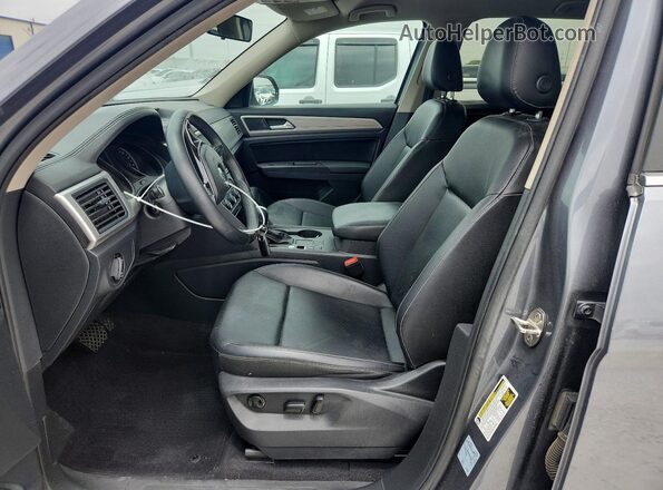 1V2DR2CA7KC602031 2019 VOLKSWAGEN ATLAS Gray Vista interior delantera