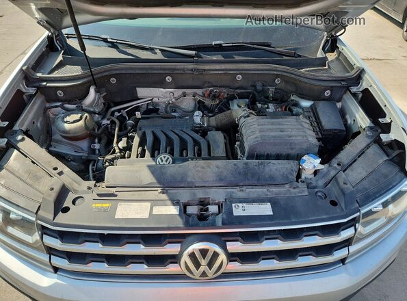 1V2DR2CA8KC590083 2019 VOLKSWAGEN ATLAS Серебряный Вид подкапотного пространства