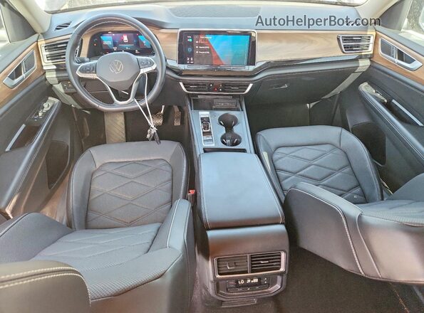 1V2DR2CAXRC606990 2024 VOLKSWAGEN ATLAS Black Dashboard view