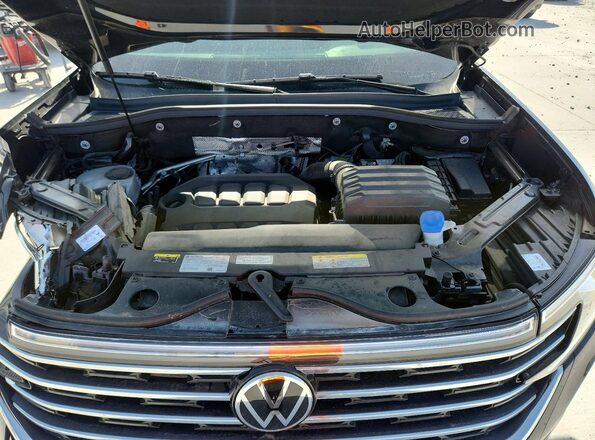 1V2DR2CAXRC606990 2024 VOLKSWAGEN ATLAS Black Engine compartment view