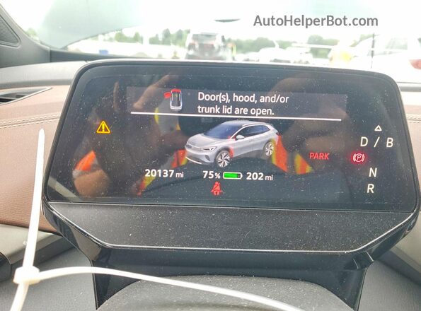 1V2DSPE87RC001434 2024 VOLKSWAGEN ID.4 Black Instrument cluster view