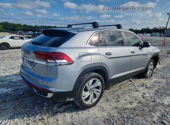 1V2EC2CA8LC200204 2020 VOLKSWAGEN ATLAS Silver Задня права чверть