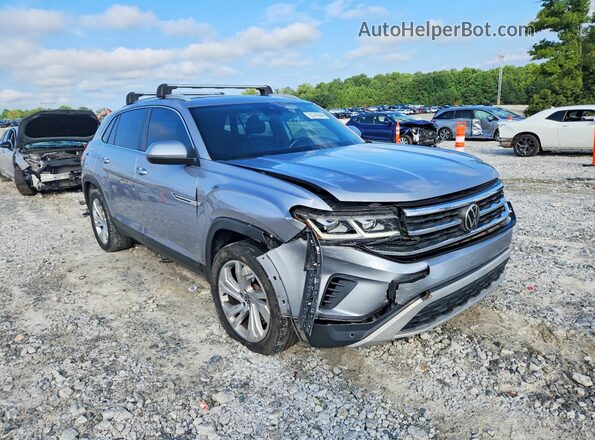 1V2EC2CA8LC200204 2020 VOLKSWAGEN ATLAS Silver Передня права чверть