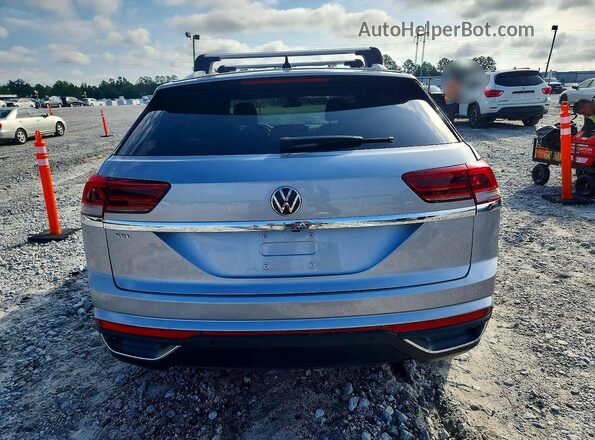1V2EC2CA8LC200204 2020 VOLKSWAGEN ATLAS Silver Вид ззаду