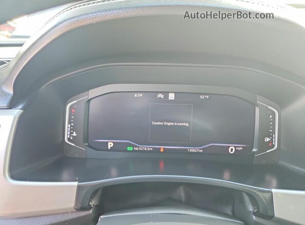 1V2EC2CA8LC200204 2020 VOLKSWAGEN ATLAS Silver Вид щитка приладів