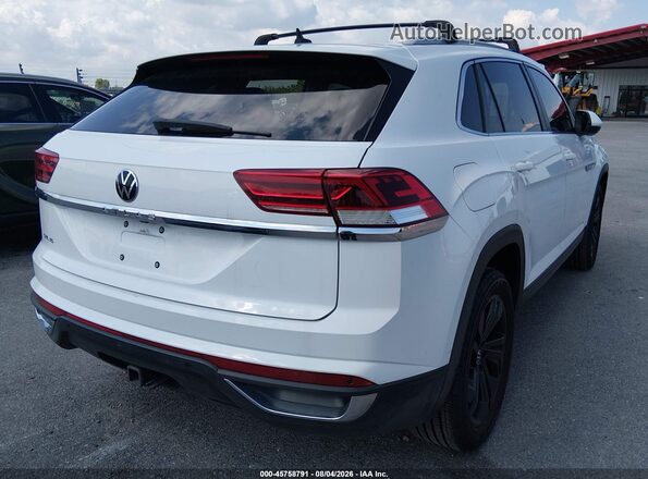 1V2EE2CA0MC210298 2021 VOLKSWAGEN ATLAS Белый Задняя правая четверть