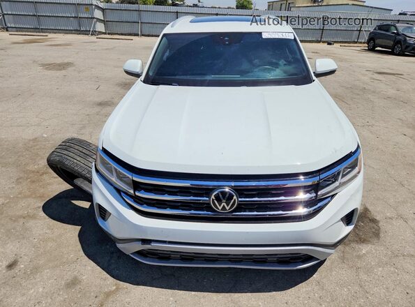 1V2EE2CA6MC228577 2021 VOLKSWAGEN ATLAS White Вид спереду