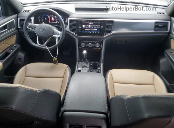 1V2EE2CA9MC209828 2021 VOLKSWAGEN ATLAS White Vista del salpicadero