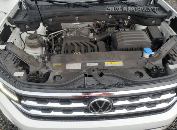 1V2EE2CA9MC209828 2021 VOLKSWAGEN ATLAS White Vista del compartimento del motor