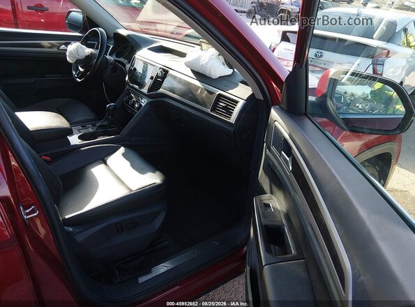 1V2ER2CA0JC515199 2018 VOLKSWAGEN ATLAS Red Vista interior delantera