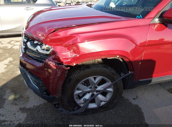 1V2ER2CA0JC515199 2018 VOLKSWAGEN ATLAS Red Vista frontal